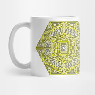 Golden spider web Mug